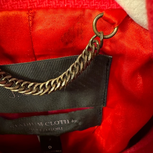 HP! 🎉💕 J.Crew Stadium Cloth Cocoon Coat, Vibrant Flame - Picture 8 of 8